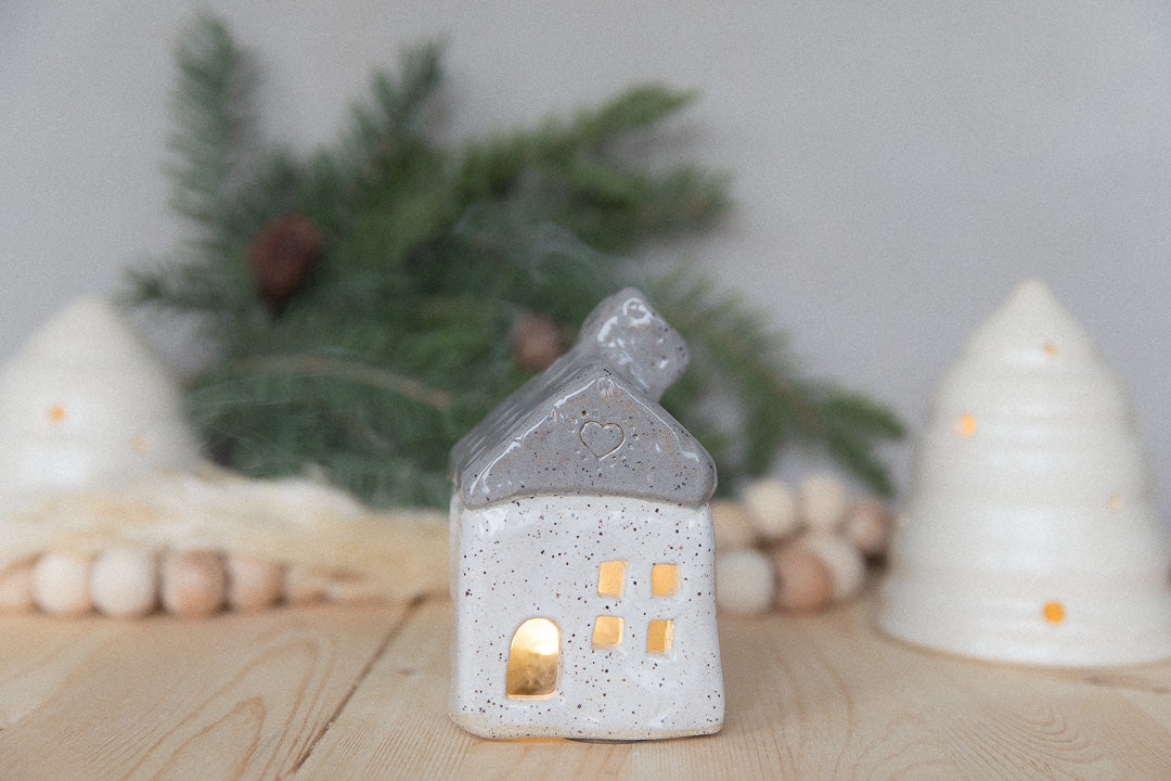 ceramic Christmas cottage