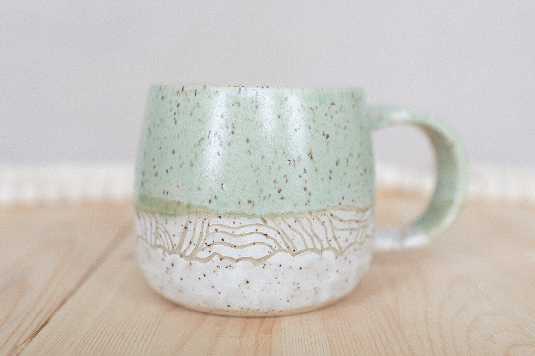 Hand Carved Mug