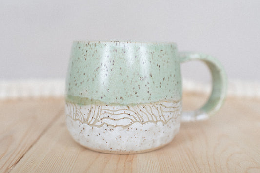 Hand Carved Mug