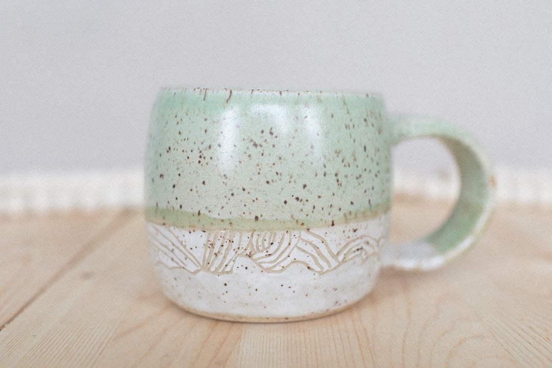 Hand Carved Mug