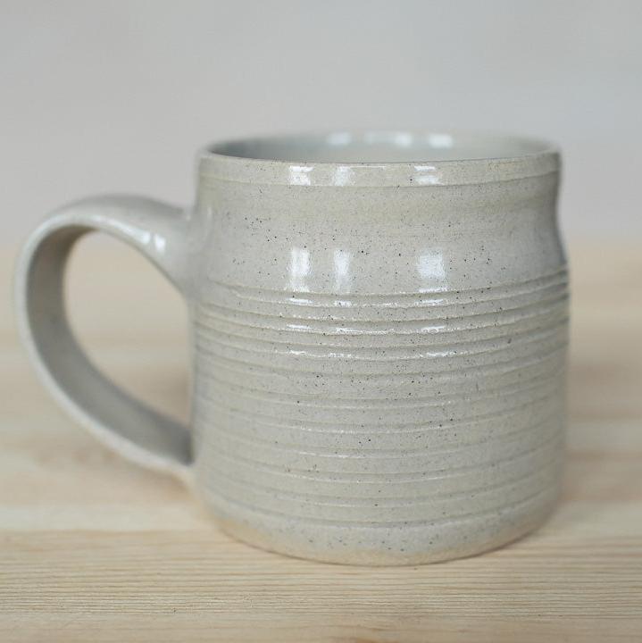 Textured Gray Mug 12 oz